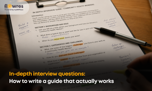 In-depth interview questions:  How to write a guide that actually works
