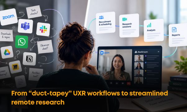 From “duct-tapey” UXR workflows to streamlined remote research