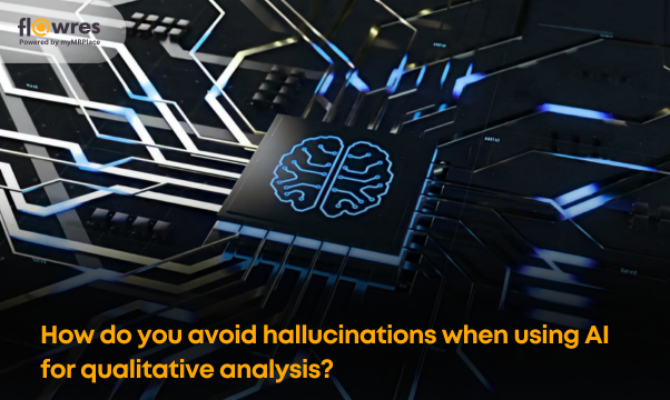 How do you avoid hallucinations when using AI for qualitative analysis?