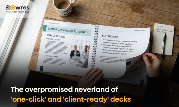 The overpromised neverland of 'one-click' and 'client-ready' decks